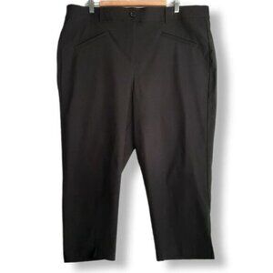 PENNINGTONS | In Every Story Capri Crop Stretchy Dress Pants Black PLUS Sz 20